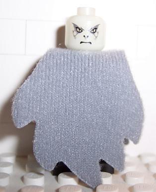 LEGO Minifigure-Voldemort, Glow In Dark (Undetermined Color) Head, (Undetermined Color) Dementor Style Cape-Harry Potter / Goblet of Fire-hp069-Creative Brick Builders